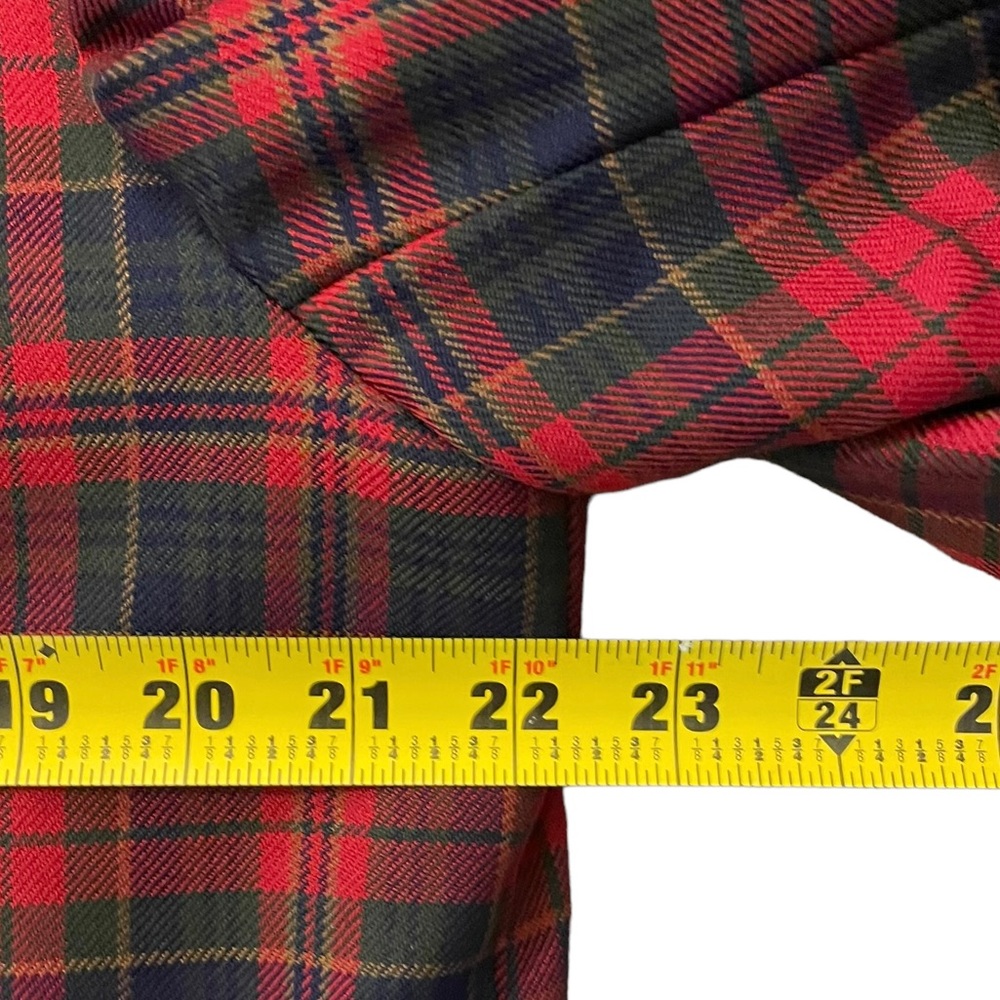 Pendleton Virgin Wool Plaid Blazer - image 3